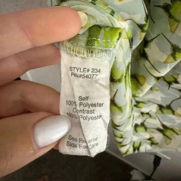 CAbi Butterfly Faux Wrap Blouse - Picture 8 of 9